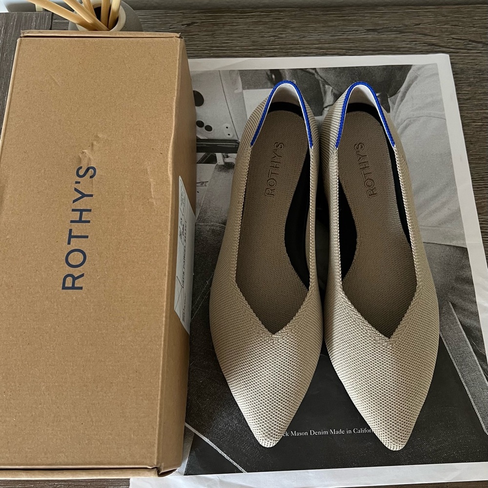 Rothy's The Point II in Khaki